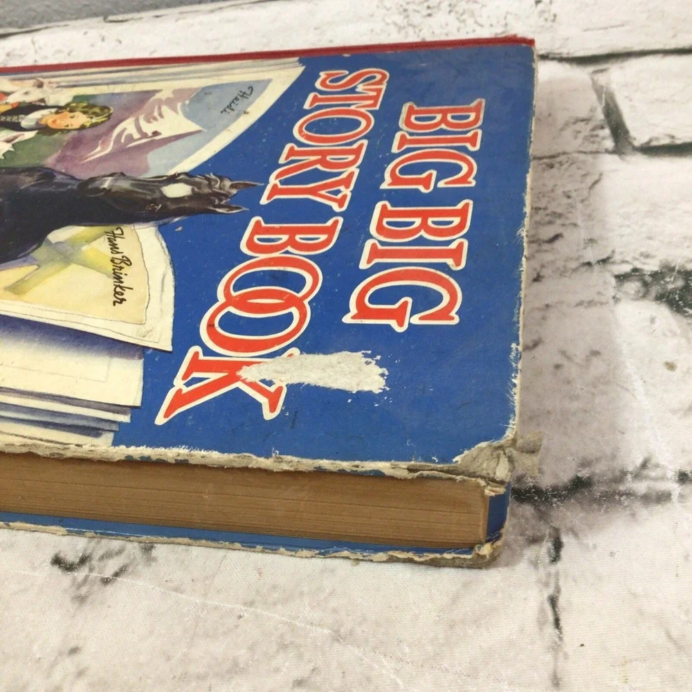 The Big Big‎ Story Book Black Beauty Heidi-Hans Brinker 1938 Vtg Whitman